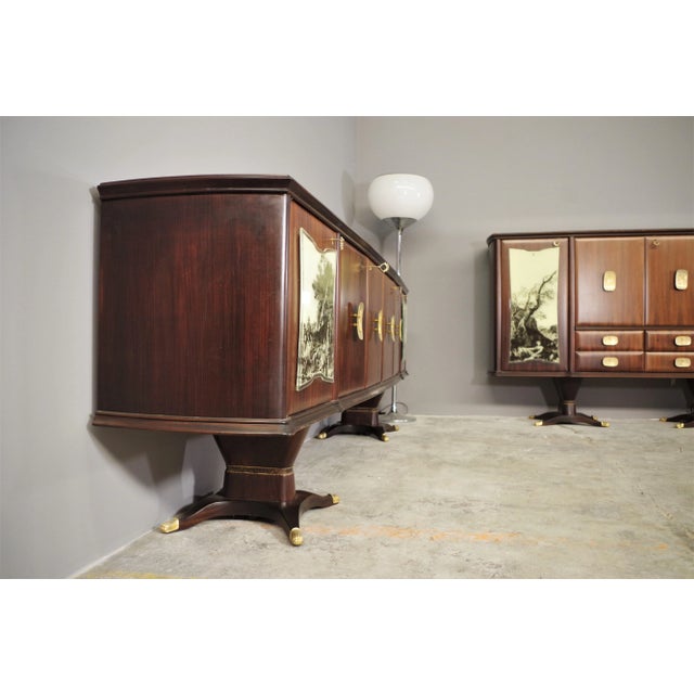 1940s Buffet Sideboards from Fratelli Rigamonti, 1940s, Set of 2 For Sale - Image 5 of 18