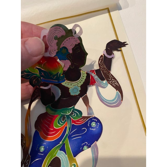 Chinese Chinese Figural Cut Out Painting For Sale - Image 3 of 3