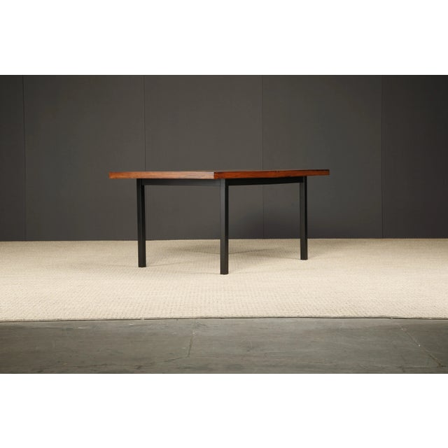 Wood Exotic Mixed Woods Dining Table by Milo Baughman for Directional, 1960s For Sale - Image 7 of 12