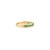 14k Yellow Gold Channel Set Square Emerald Band Ring Size 5 Gifts for the Hostess For Sale In New York - Image 6 of 14