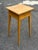 American 20th C. Shaker Crafted Mustard Yellow Accessory Table - Artisan and Heavily Detailed For Sale - Image 3 of 9