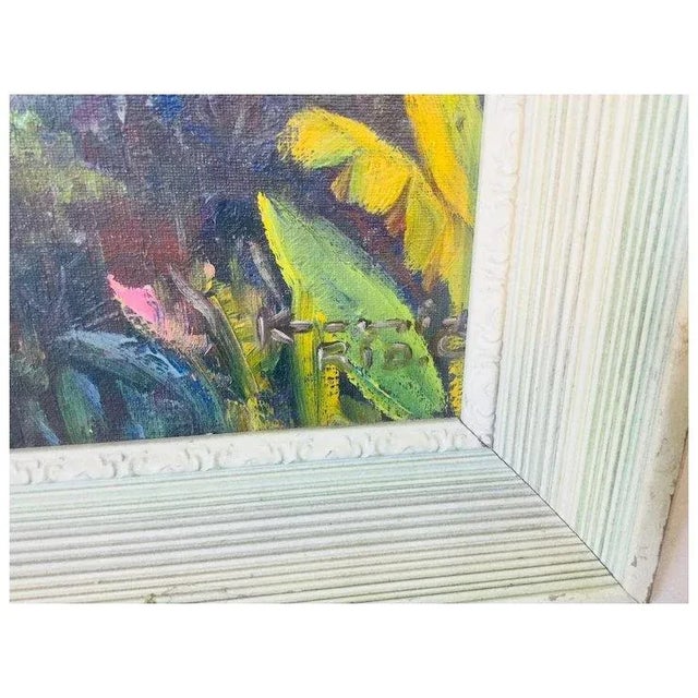 Contemporary Beautiful Small Oil On Canvas, Signed “Rio” For Sale - Image 3 of 6