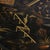 Early 19th Century English Chinoiserie Rolled Rim Tole Tray, C. 1830 For Sale - Image 5 of 14