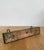 Early 20th Century Antique Rustic Wooden Peg Hook Strip in Green For Sale - Image 5 of 8