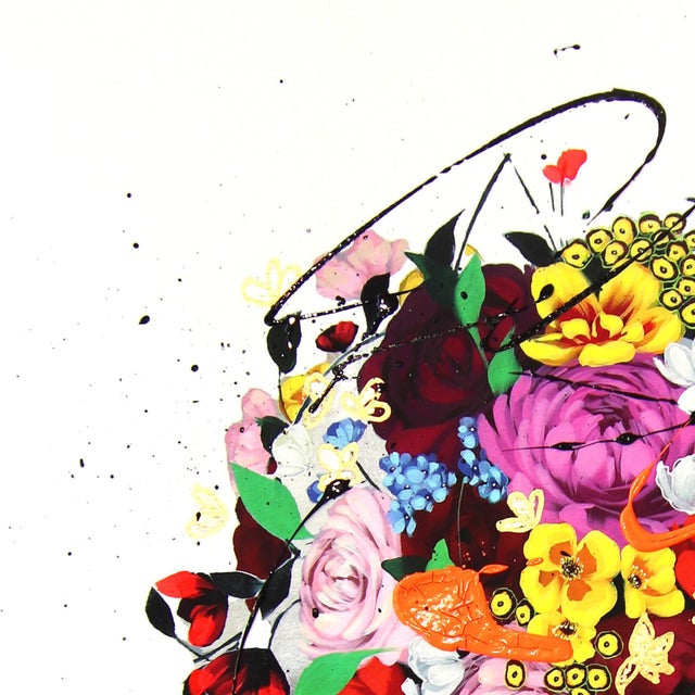 Introducing the latest creation from Lebanese American artist Sally K, a mesmerizing series of embellished mixed media...