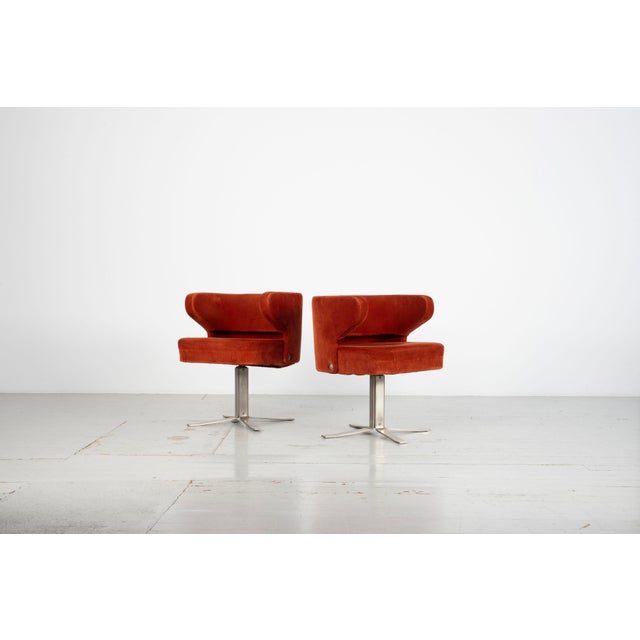 Five Poney Swivel Chairs by Gianni Moscatelli for Formanova, Italy, 1970s, Set of 5 For Sale - Image 11 of 18