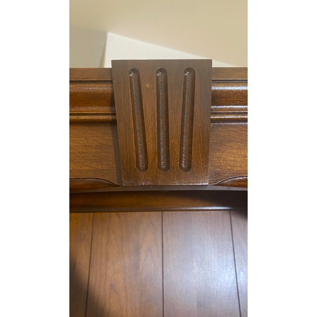 Late 20th Century Pennsylvania House Solid Cherry Arched Bookcase For Sale - Image 10 of 12