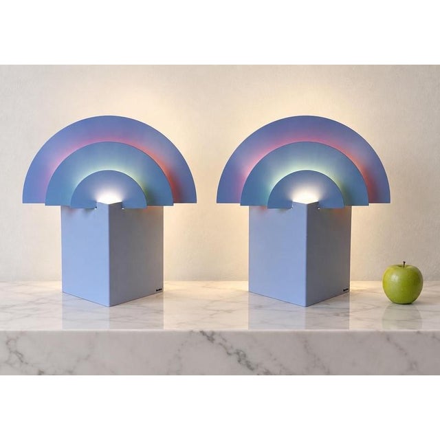Swedish No Neon Wall Lights attributed to Olle Andersson for Boréns, 1980s, Set of 2 For Sale - Image 18 of 18