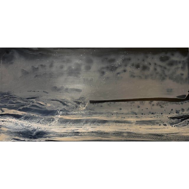 Abstract Seascape Titled Equinox For Sale - Image 12 of 12