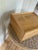 Rustic Vintage Wooden Box With Brass Details For Sale - Image 3 of 7