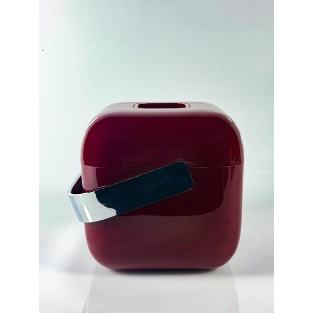 Amanda Ice Bucket in Acrylic Glass by Ambrogio Pozzi for Guzzini, 1980s For Sale - Image 6 of 9