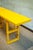 Yellow Lacquered Console Table with Flip-Top Surface from McGuire San Francisco, 1970s For Sale - Image 3 of 8