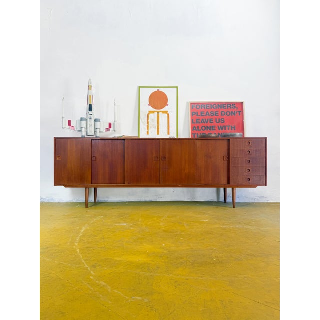 Mid-Century Danish Sideboard, 1950s For Sale - Image 10 of 10