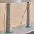 Vintage Italian Ivory Ceramic Table Lamp - 2 Available For Sale - Image 9 of 12