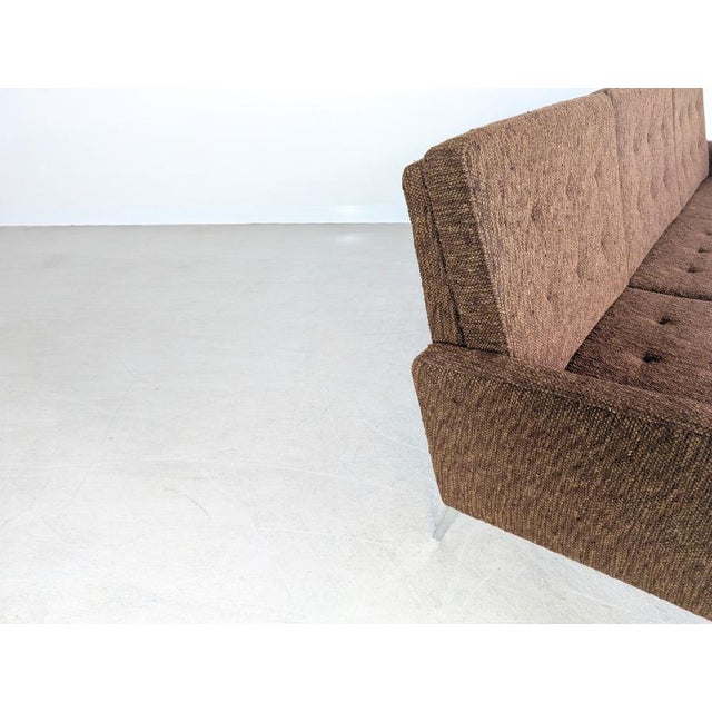 Brown Model 65A Sofa by Florence Knoll for Knoll Intenational For Sale - Image 8 of 12