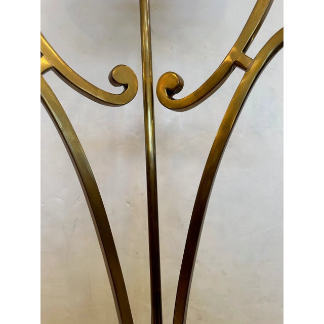 Solid Brass Floor Lamp For Sale - Image 4 of 9