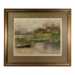 Luigi Kasimir Marienburg Castle, Germany 1920 Original Print