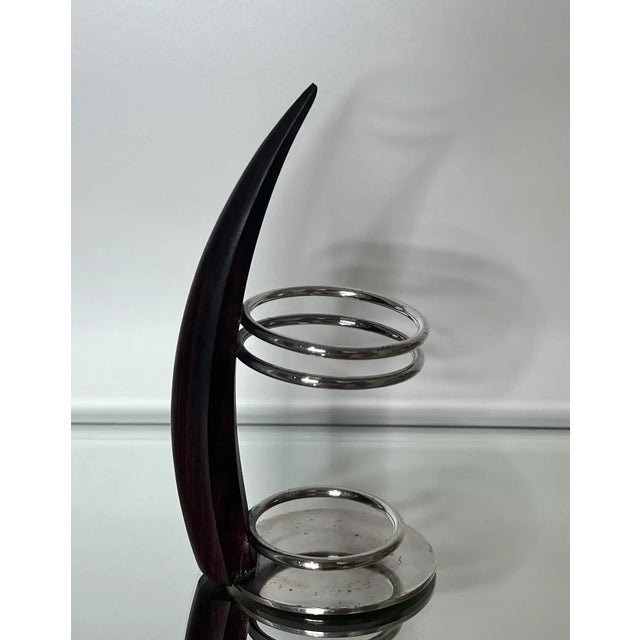 Modern Puiforcat France Silver Pen Holder. Hallmarks illustrated in last photo.