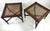 English Mid-Century Hickory Chair Company Cane and Walnut Benches/Pair For Sale - Image 3 of 11