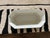 1970s Italian, Ceramic Cream Colored Hexagonal Shaped Planter For Sale - Image 4 of 8