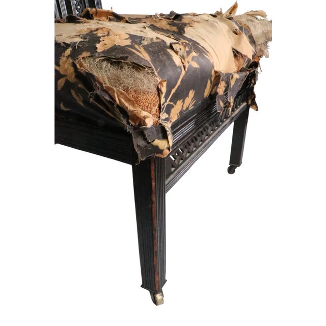 Ebonized Aesthetic Movement Side Chair For Sale - Image 13 of 15