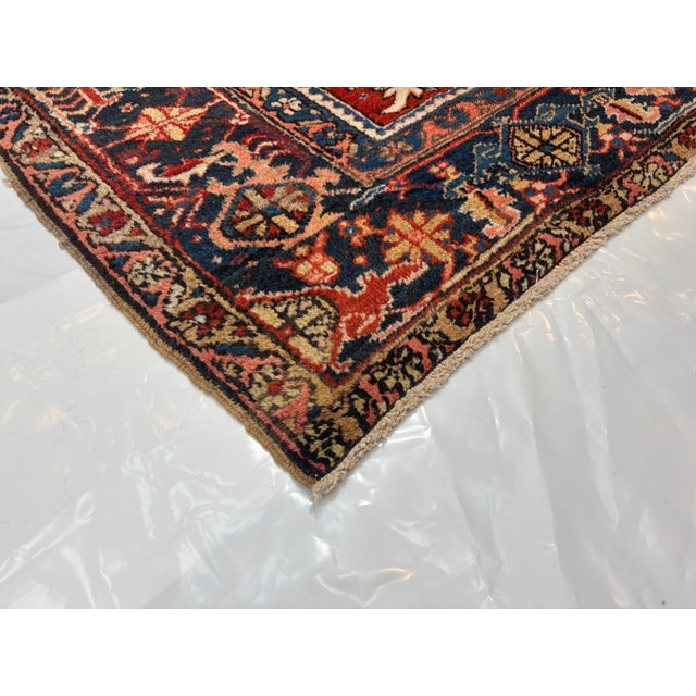 1930s Antique Persian Heriz, 7'2" X 9'8" For Sale - Image 5 of 5