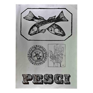 Sergio Barletta, Pisces, 1973, Offset For Sale