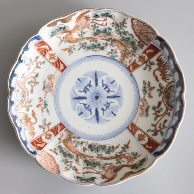 Antique 19th Century Japanese Scalloped Imari Plate For Sale - Image 9 of 9