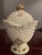1900 Rare Northwood Argonaut Shell Custard Glass Covered Sugar Bowl Gilt Accents For Sale In Nashville - Image 6 of 15
