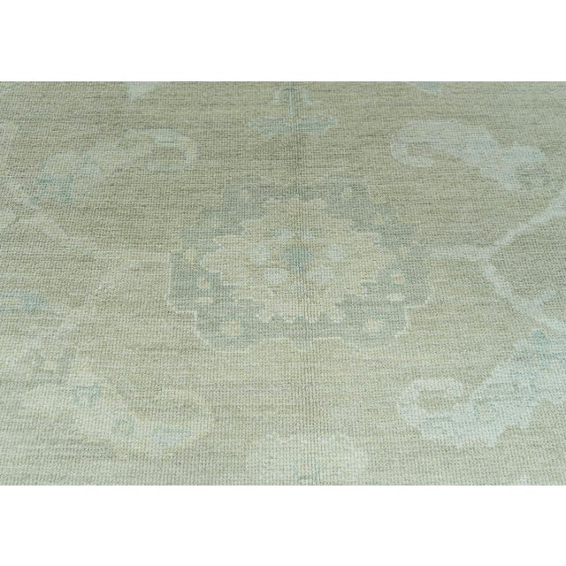 Turkish Turkish Oushak Rug 8'7" x 10'3" #19393 For Sale - Image 3 of 8