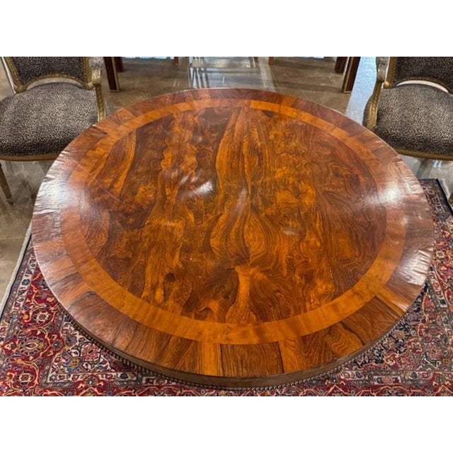 19th Century English Regency Style Rosewood Center Table For Sale - Image 4 of 5