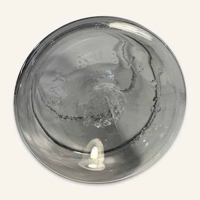 American Mid 19th Century Blow-Molded Pittsburgh Glass Lidded Jar For Sale - Image 3 of 7
