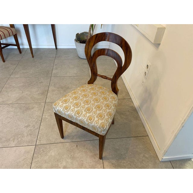 Biedermeier Walnut Side Chair For Sale - Image 5 of 10