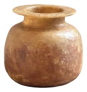 Vintage Handcrafted Egyptian Alabaster Vase