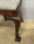 1930s Dutch Solid Oak Chairs W/Linen Seats - Set of 6 For Sale - Image 9 of 11