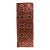 Antique Konya Rug Hallway Runner – Tribal Geometric Masterpiece Runner Rug -3' 6'' X 13' For Sale