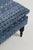 Kathy Hilton's Personal Collection- Blue and White Armless Indoor/Outdoor Chair For Sale In Portland, ME - Image 6 of 7