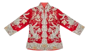 Framed Chinese Embroidery Southern Bridal Jacket