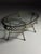 1980s Empire Metal Coffee Table with Glass Top, 1980s For Sale - Image 5 of 18