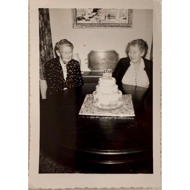 Grandma Moses, Original 1949 Painted Ceramic Tile Flowers Hand Painting Grandma Moses Folk Art, 1949 For Sale - Image 17 of 18