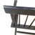 Vintage Hitchcock Style Stenciled Bench, Black & Gold Spindle Settee For Sale - Image 9 of 12
