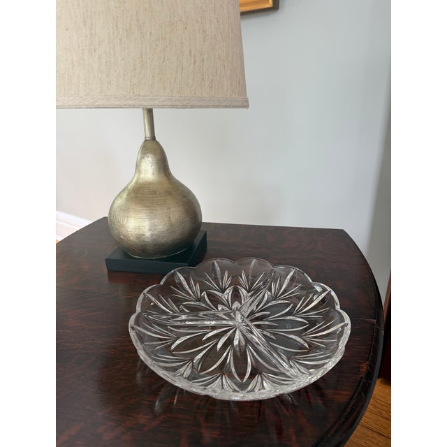 Marquis by Waterford Three-Section Crystal Relish Serving Bowl For Sale - Image 10 of 10