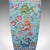 Blue Vintage Famille Rose Display Vase, Oriental, Ceramic, Flower Urn, Art Deco, 1940 For Sale - Image 8 of 12
