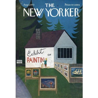 1972, New Yorker Magazine Cover, August 5 (Charles Martin), Original Vintage Cover, Art, Artists For Sale