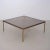 Brass and Glass Coffee Table in the Style of Maison Jansen, 1970s For Sale - Image 6 of 7