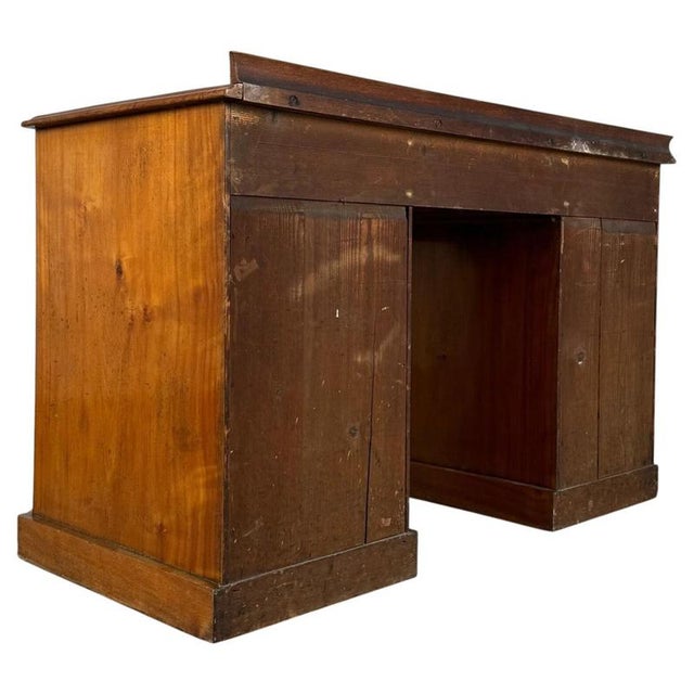 Wood 19th Century English Satinwood Writing Desk For Sale - Image 7 of 11