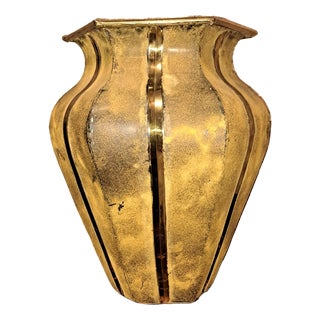 Vintage Indian Vase in Brass, 1970s For Sale