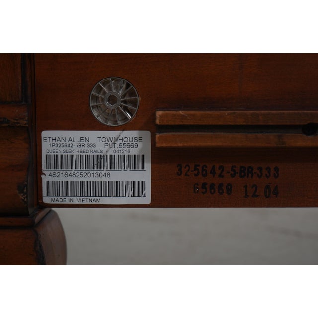Ethan Allen Queen Size Tuscany Sleigh Bed For Sale - Image 17 of 17