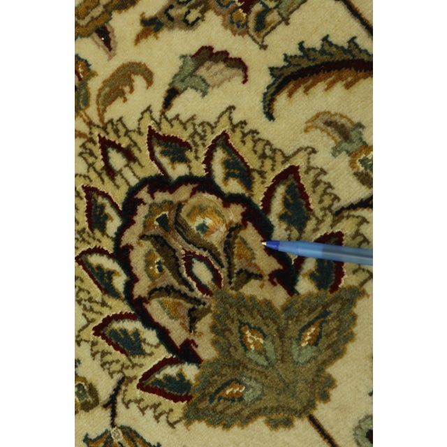 Textile Tabriz Pattern Approx. 10 X 14 Large Wool Rug For Sale - Image 7 of 11