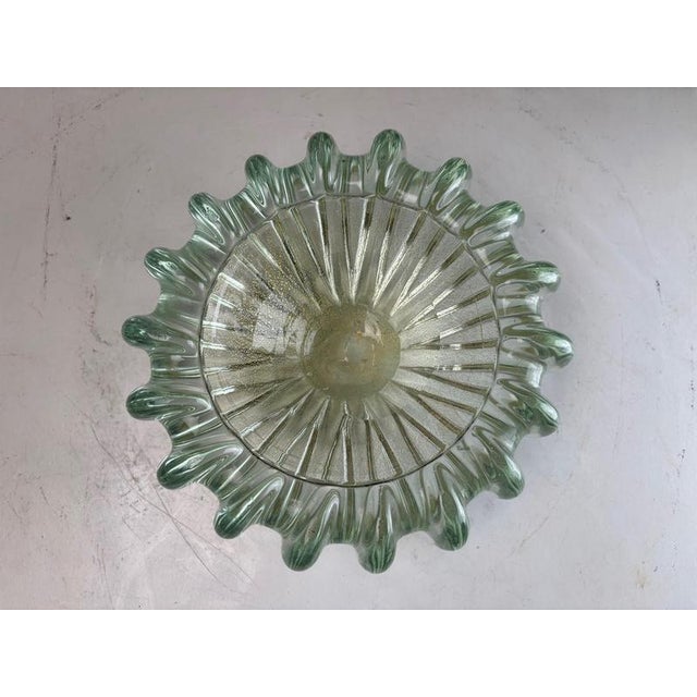 Centerpiece Vase in Murano Glass by Barovier & Toso, Italy, 1950s For Sale - Image 9 of 13